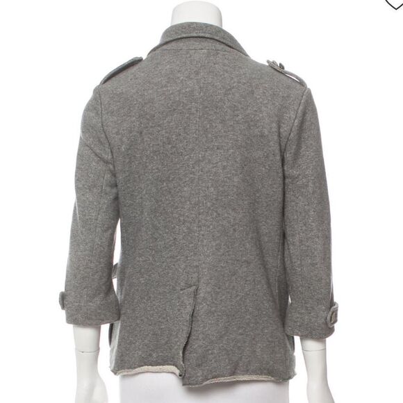 GRYPHON Double Breasted Vented Distressed Jacket - Picture 3 of 4